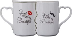 LKXHarleya Creative Kissing Mugs Set Mug cute coffee mugs coffee mugs beautiful mugs