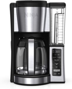 Ninja CE251 Programmable Brewer, with 12-cup Glass Carafe, Black and Stainless Steel Finish automatic coffee machine espresso bean to cup coffee machines coffee maker delicious coffee make